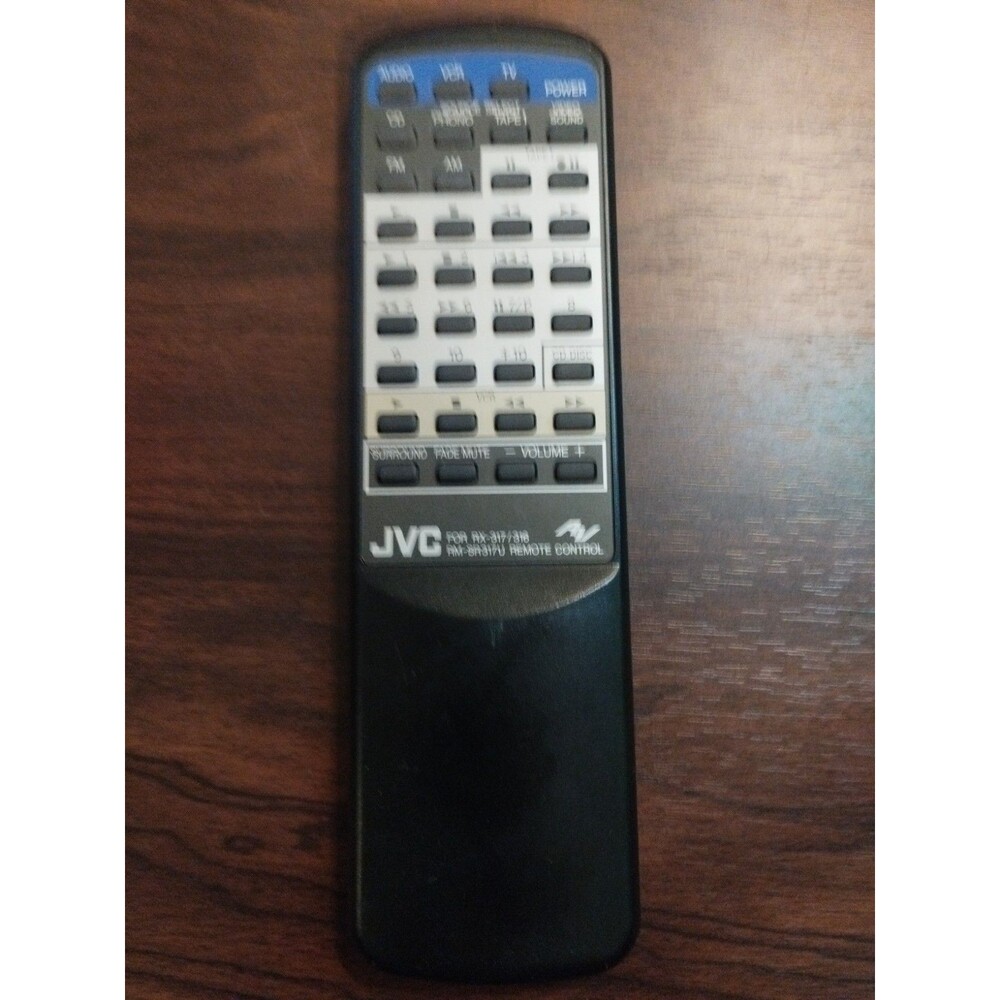 Genuine OEM JVC Remote Control RM-SR317U -  RX-317/316 Clean-IR Tested & Working
